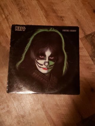 Kiss - Peter Criss Vinyl Record Nblp 7122 With Poster & Inserts