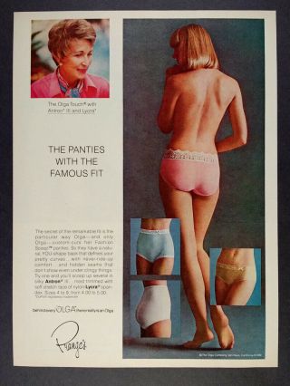 1978 Olga Fashion Scoop Panties Woman Photo Prange 