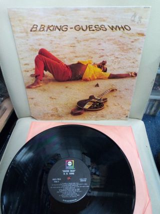 Bb King Lp Guess Who Rare Us 1972 Release Vg,  Blues Vinyl Lp Record 12 " Album