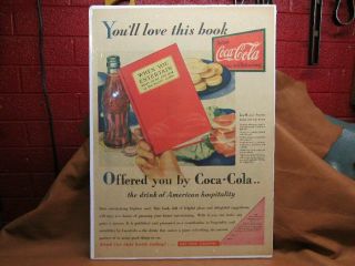 American Weekly Rare Newspaper Color Print Coca Cola Advertisement Drink Soda Ad