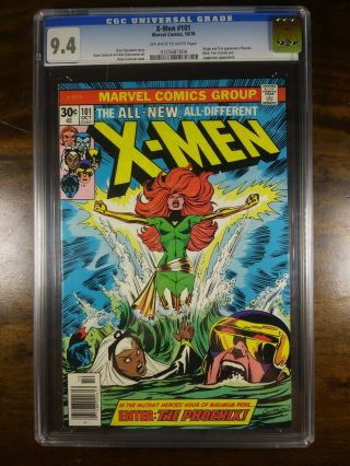 X - Men 101 (1976,  Marvel) Cgc 9.  4 Nm Ow - W Pages First Phoenix
