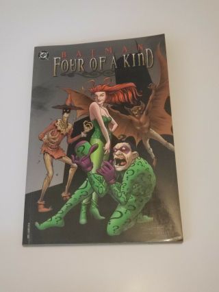 Batman Four Of A Kind Dc Tpb Rare 1998 1st Print Poison Ivy Riddler Man - Bat