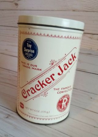 Cracker Jack Tin 1980