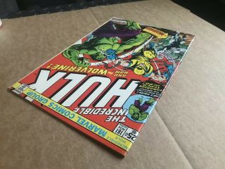 The Incredible Hulk 181 (1974) Wolverine 1st Appearance,  Ungraded,  W/ Mvs Stamp