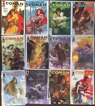 Conan The Barbarian 1 2 3 4 5 6 7 8 9 10 11 12 13 - 25 Dark Horse Brian Wood Set
