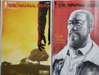 Walking Dead 193 1st Print Farm House Final Issue Nm Death Rick 192 2nd Too