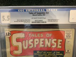 Tales Of Suspense 39 CGC 2