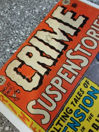 Crime SuspenStories 22 (Apr - May 1954,  EC) CLASSIC COVER - precode horror 4