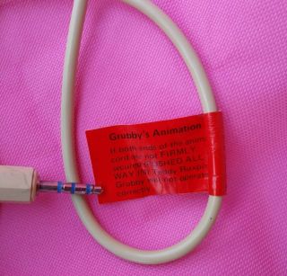 Grubby Animation Cord for Teddy Ruxpin Hookup 2