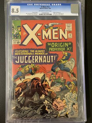 X - Men 12 Cgc 8.  5 First App.  /origin Of The Juggernaut Marvel Comics