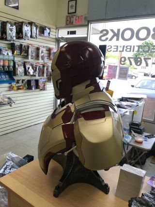 Iron Man Mark 42 Life Size Bust Sideshow Collectibles Statue Great DEAL 4