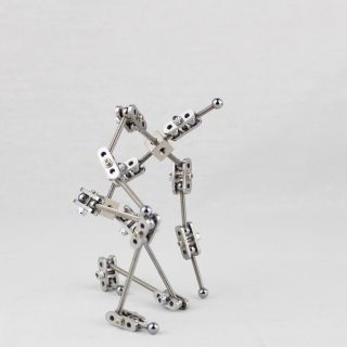 SCA - 14 14CM child DIY Stop Motion Animation Character metal Puppet Armature 5