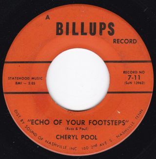 Femme Popcorn Noir Cheryl Pool - Echo Of Your Footsteps Billups | Hear