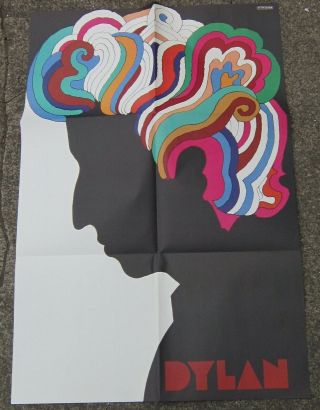Bob Dylan Greatest Hits Lp W/ Milton Glaser Poster