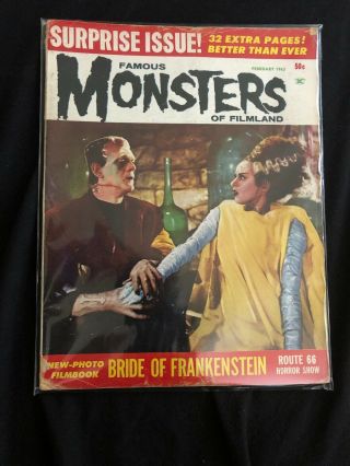 Famous Monsters Of Filmland 23/rare 1963 Warren Horror Mag/mid Grade/vg To Fine