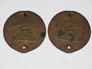 John Deere Moline Corn Seed Planter Cover 2 Covers Antique