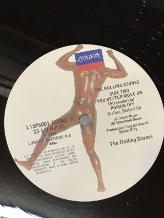 ROLLING STONES The Rolling Stones JAPAN 4 - track LP EP L15P5001 w/OBI,  No condom 4