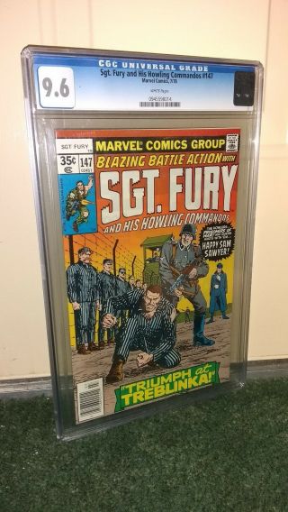 Sgt.  Fury 147 Cgc 9.  6 White Pages