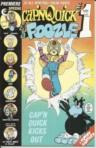 Cap’n Quick & a Foozle 1 Cover (July 1984) by Marshall Rogers - Lg Art 3
