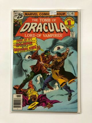 The Tomb Of Dracula 45 [intro Deacon Frost] Vf Comic Book Mo5 - 122