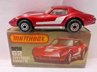 Matchbox - Superfast No.  62 Chevrolet Corvette -