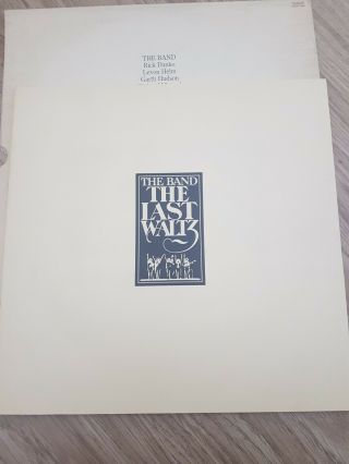The Band The Last Waltz Complete Nrm Vinyls uk 1978 warner bros 3