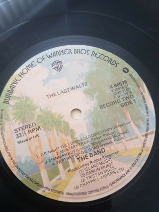 The Band The Last Waltz Complete Nrm Vinyls uk 1978 warner bros 6