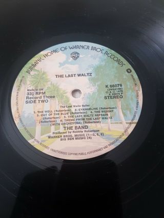 The Band The Last Waltz Complete Nrm Vinyls uk 1978 warner bros 8