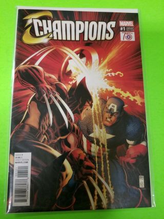 Champions 1 Art Adams 1:50 Variant Nm Or Better Hard To Find
