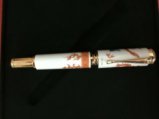 Montblanc Year of the Golden Dragon Fountain Pen Limited Edition 81/888 - - - 5