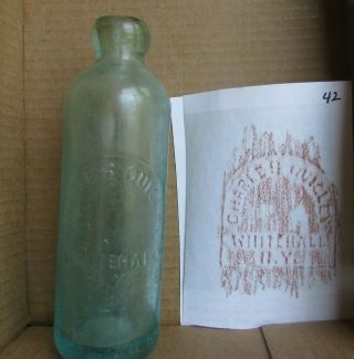 Blob Top Green Bottle - Charles Quicley - Whitehall,  Ny (42)