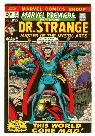 Marvel Premiere 3 Doctor Strange Series Begins