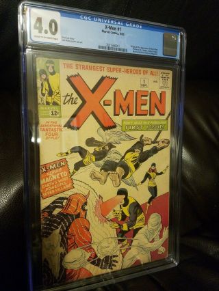 X - Men 1 1st Appearance Of The X - Men And Magneto Cgc 1963 Disney Fox Merger Movie