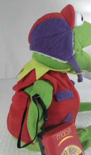 Collectible 2002 Macy’s Kermit The Frog - Tographer Jim Henson Plush Camera H1 4