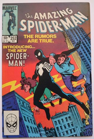 Spider - Man 252,  1st App Of Black Costume