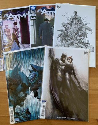 Batman 44 Covers A & B 48 49 50 Jim Lee Cover Wedding Prelude Dc 2018 Catwoman