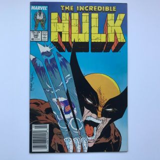 The Incredible Hulk 340 - Mcfarlane Cover Wolverine Key Book Vf