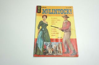 Vintage Gold Key Mclintock Comic 1963 From John Wayne 