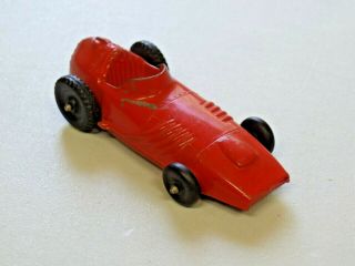 Vintage Hubley Red Indy Race Die Cast Toy 765 Made In U.  S.  A.  4 " Long