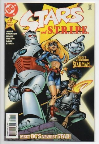 Stars And Stripe 0 Nm - 9.  2 1st Appearance Star Girl Hot 1st Geoff Johns Work