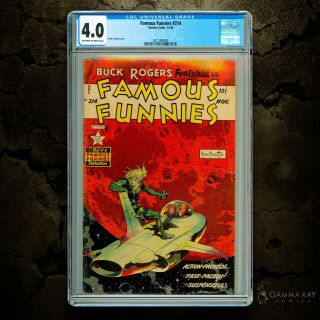 Famous Funnies 214 (eastern Color,  11/54) Cgc 4.  5 Ow/w – Frank Frazetta