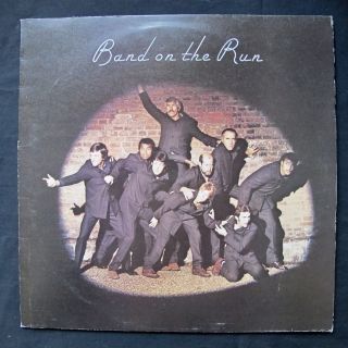 Paul Mccartney Wings Band On The Run Rare Apple Poster Inner Uk 1st Vinyl Lp