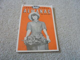 Vintage 1944 Rexall Family Almanac