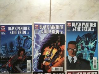 Black Panther and The Crew 1 - 6 complete mini series Luke Cage Storm 2