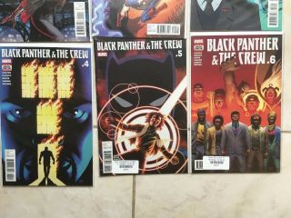 Black Panther and The Crew 1 - 6 complete mini series Luke Cage Storm 3