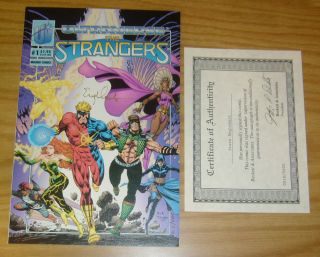 The Strangers 1 Vf/nm Signed By Steve Englehart With Beckett (16 Of 5,  000)