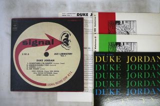 Duke Jordan Jazz Laboratory Series Cbs/sony Sopz 1,  2,  3 Sy Japan Vinyl 3lp