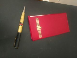 Vintage Ih Mechanical Pencil & Note Pad - Oelwein Implement Co - Olwein,  Iowa
