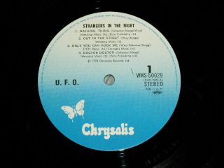 UFO Japan 1978 NM 2 - LP,  Obi STRANGERS IN THE NIGHT 8