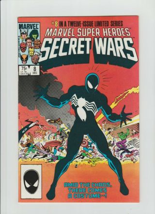 Marvel Heroes Secret Wars 8 (dec.  1984) Nm - (9.  2) 1st.  Black Costume